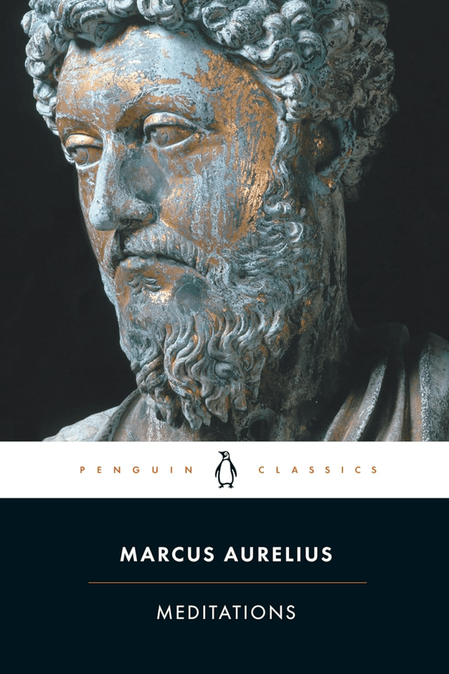 Meditations by Marcus Aurelius book cover